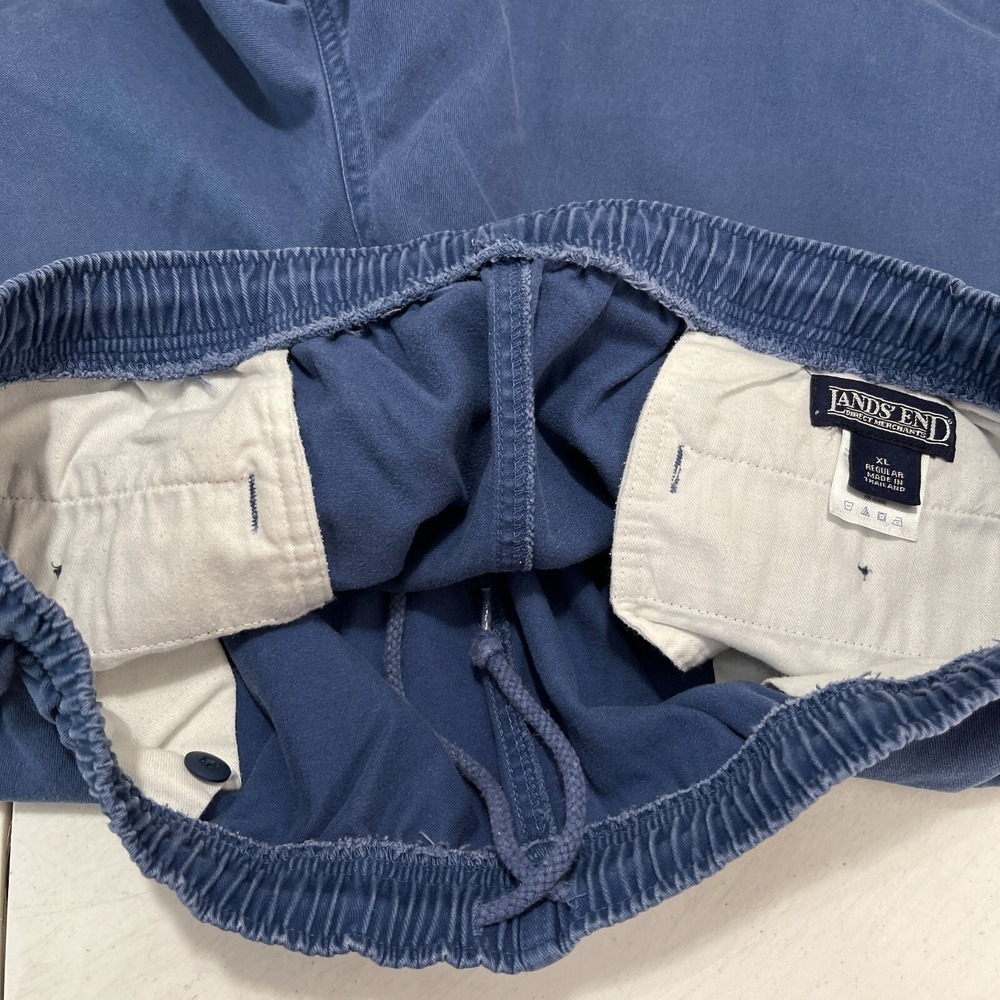 Lands End Shorts Mens XL Relaxed Fit Casual Everyday Workwear Classic Comfort - Picture 4 of 10